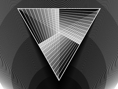 2018 March 28 - Daily Vectors art black and white blend blend tool daily shapes threes triangles vector