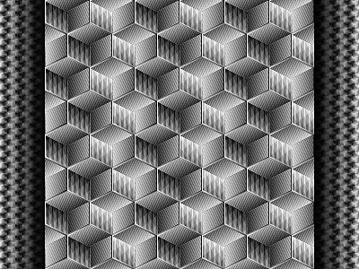 2018 June 4 - Daily Vector black and white illustrator pattern seamless vector