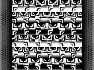 2018 June 6 - Daily Vector black and white illustrator pattern seamless vector