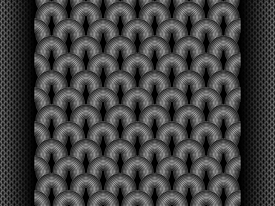 2018 June 8 - Daily Vector black and white illustrator pattern seamless vector