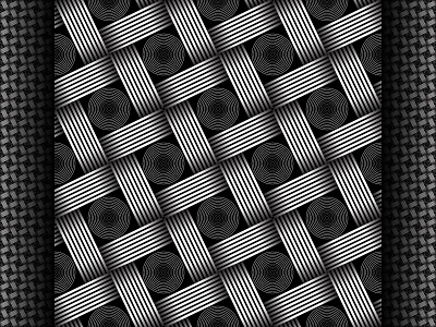 2018 June 13 - Daily Vector black and white illustrator pattern seamless vector