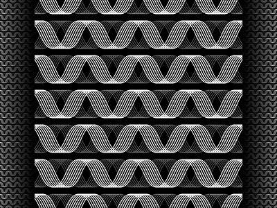 2018 June 15 - Daily Vector black and white illustrator pattern seamless vector