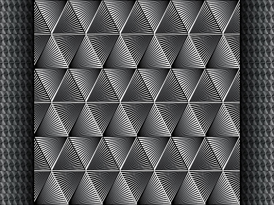 2018 June 17 - Daily Vector black and white illustrator pattern seamless vector
