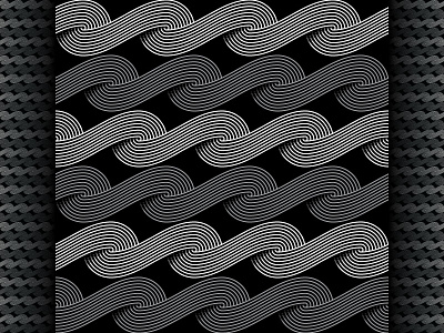 2018 June 20 - Daily Vector black and white illustrator pattern seamless vector