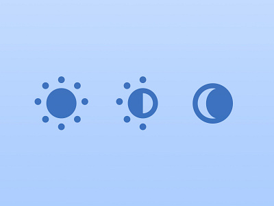 iziwork app variant pictos circle design dusk flat icon illustration moon picto pictogram pixel sketch sun svg icons ui vector