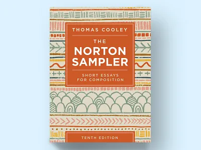 The Norton Sampler, 10e Book Cover Design book book cover book cover art book cover design book design books cover cover art cover book covers design editorial editorial design gaouche painted print design publishing