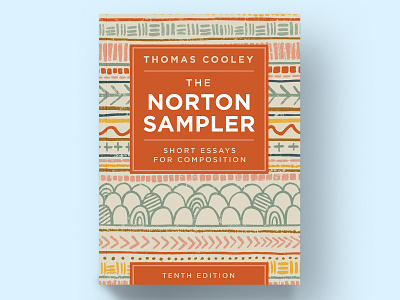 The Norton Sampler, 10e Book Cover Design book book cover book cover art book cover design book design books cover cover art cover book covers design editorial editorial design gaouche painted print design publishing