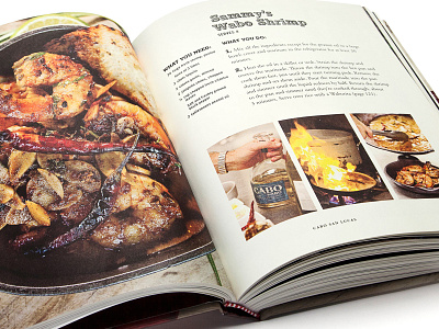 Sammy Hagar Cookbook Spreads book book design cookbook grid layout layout design layouts print design publishing publishing designer recipe recipe book spread spreads typography