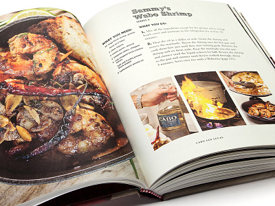 Sammy Hagar Cookbook Spreads