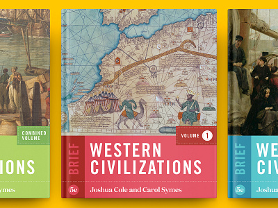 Western Civilizations Brief 5e Textbook Covers