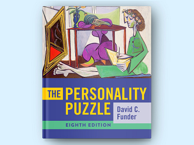 Personality Puzzle Eighth Edition Book Cover book cover book cover design book covers book design books cover editorial editorial design textbook textbook cover
