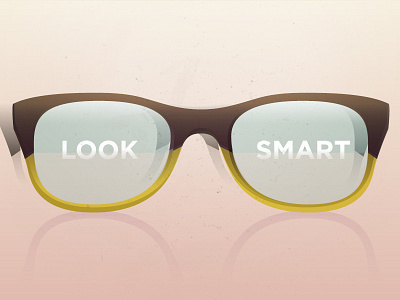 Look Smart business glasses hipster look see smart vintage