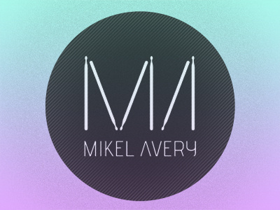 Mikel Avery Logo Dribbble color identity logo square inch