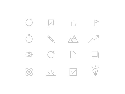 AOTG Icon set icons line art minimal