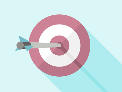 Bullseye arrow bullseye focus icon minimal target