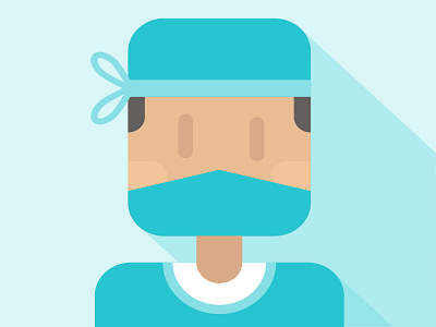Doctor doctor hospital icon minimal physician surgery