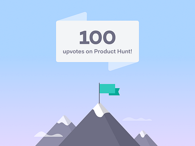 Product Hunt banner banner mountains producthunt socialmedia