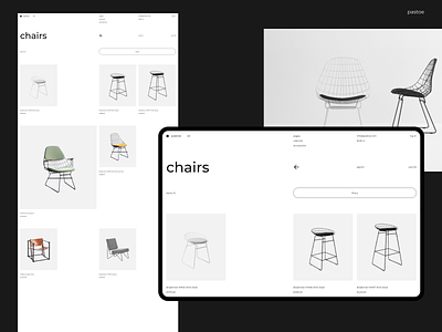 Pastoe catalog furniture v.2 chairs clean concept design ecommerce fullscreen furniture grid inspiration minimalism store typography ui ui ux ux web web design