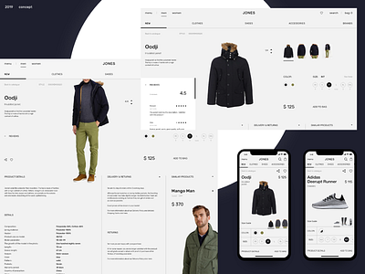 Concept Online Store + Responsive branding clean concept design ecommerce inspiration minimalism store typografy ui ui ux web desgin web design