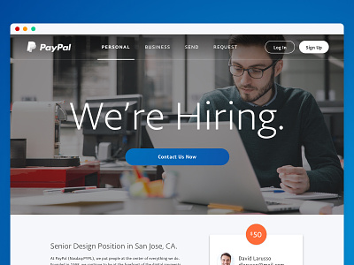 PayPal is Hiring a Senior Designer!