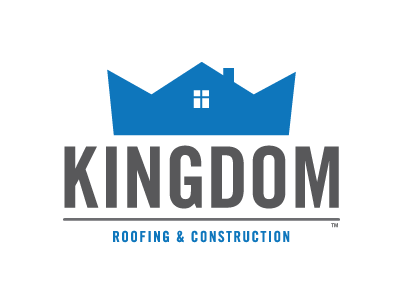 Kingdom Roofing & Construction blue crown home house kingdom trade gothic trinity