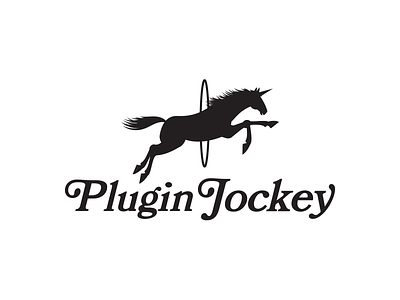 Plugin Jockey bookman oldstyle colorado design fun hoops horse illustration subversive tongue in cheek unicorn