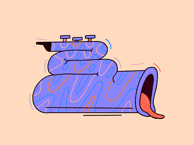 Trumpet 🎺 colors design horns illustration music procreate thecamiloes trumpet