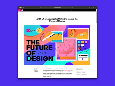 AIGA LA x LAUSD illustration aiga aigala character colors design illustration losangeles procreate thecamiloes