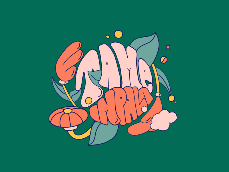 Patience illustration ipad type