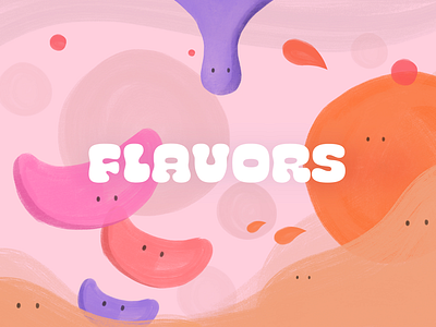 Flavors - Mandarin colors flavors fruits illustration photoshop procreate thelittlelabs