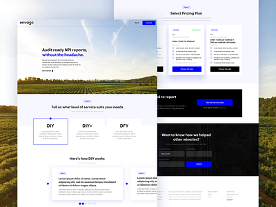 Envago - Corporate Website web web designer webdesign website website concept