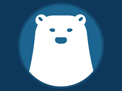 I Polar Bear 2020 branding design flat icon illustration logo vector