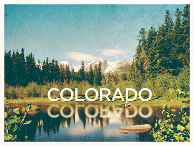 Favorite Place on Earth : Colorado colorado favorite place postcard rebound