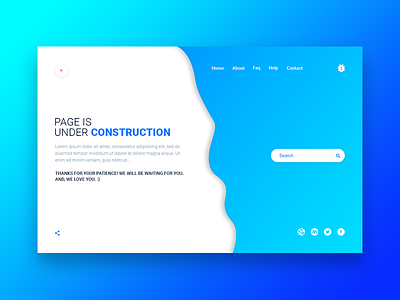 Under Construction- PSD Template construction under