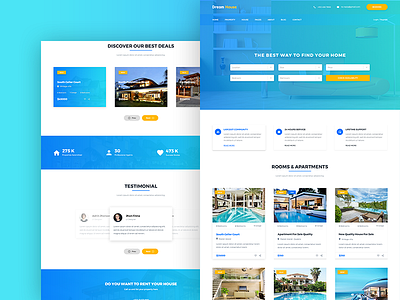 Dart House – PSD Template