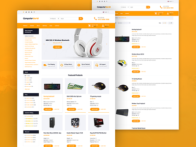 Computer Store – PSD Template computer store