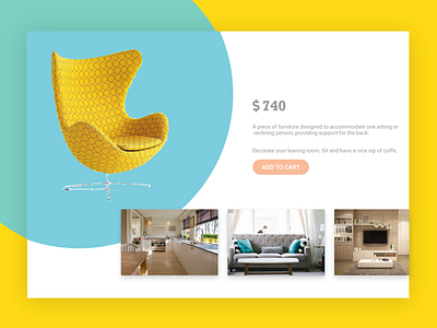 Ecommerce Furniture concept