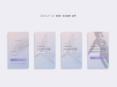 Daily UI Challenge: 001 Sign Up