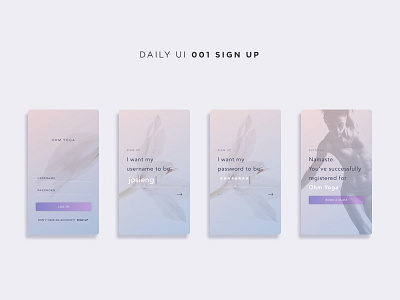 Daily UI Challenge: 001 Sign Up