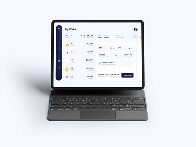 Cryptoswap Web App Dashboard Design | Web UI Design