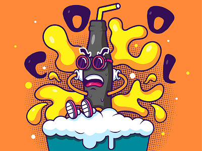 cola cola cool design doodle hot illustration