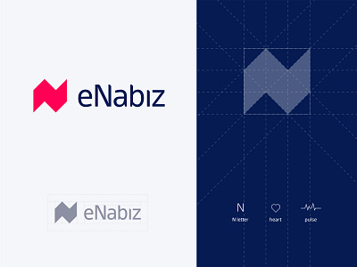 eNabız Logo design design enabız heart logo logodesign