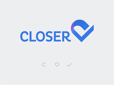 Closer Logo Design branding c letter closer heart logo logo design