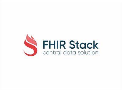 Fhir Stack | Logo Design F+S Letter branding design health logo logo design