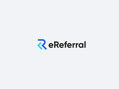 e-Referral | Logo Desigin e+R Letter