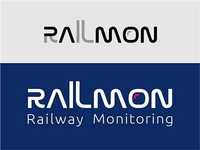 Railmon | Railway Monitoring logo monitoring rail railmon railway