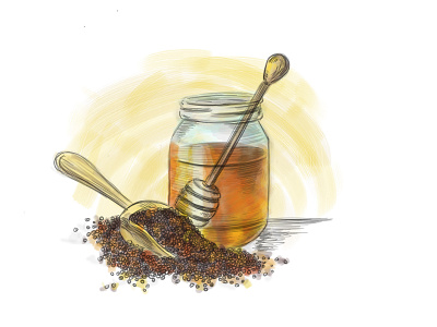 Honey Mustard illustration