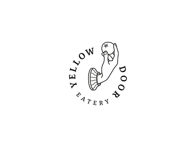 Yellow Door logo concept brand branding illustration logodesign logotype
