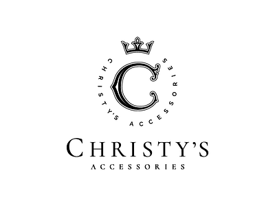 Christy's Accessories for hair brand design logo logodesign logoinspiration logotype