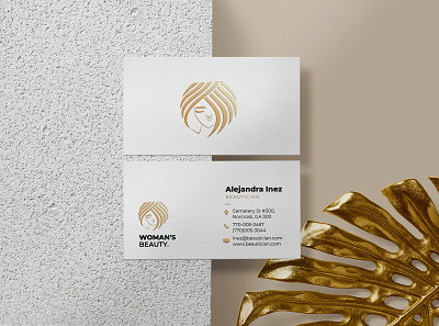 Luxury Business card with Foil and embossed effect. branding business card card company branding corporate corporate business card design embossed embossed effect foil graphic design illustration logo luxury luxury business card luxury card marker vector